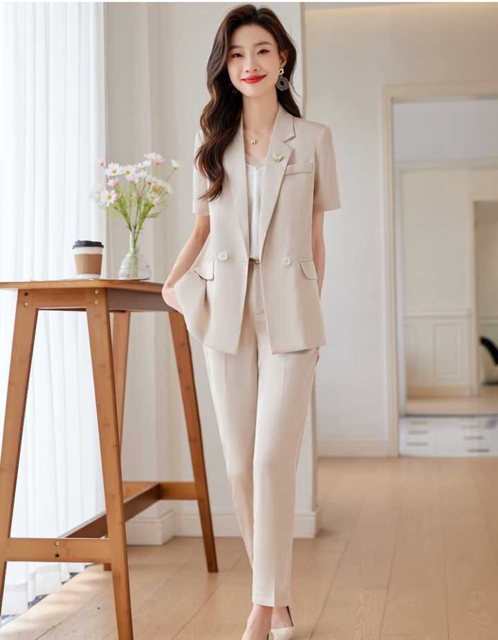 Overalls summer skirt temperament business suit 2pcs set