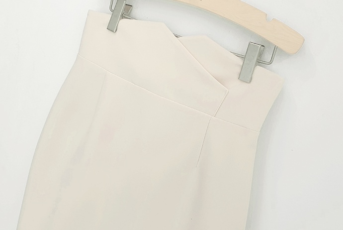 Pinched waist shirt polka dot skirt 2pcs set for women
