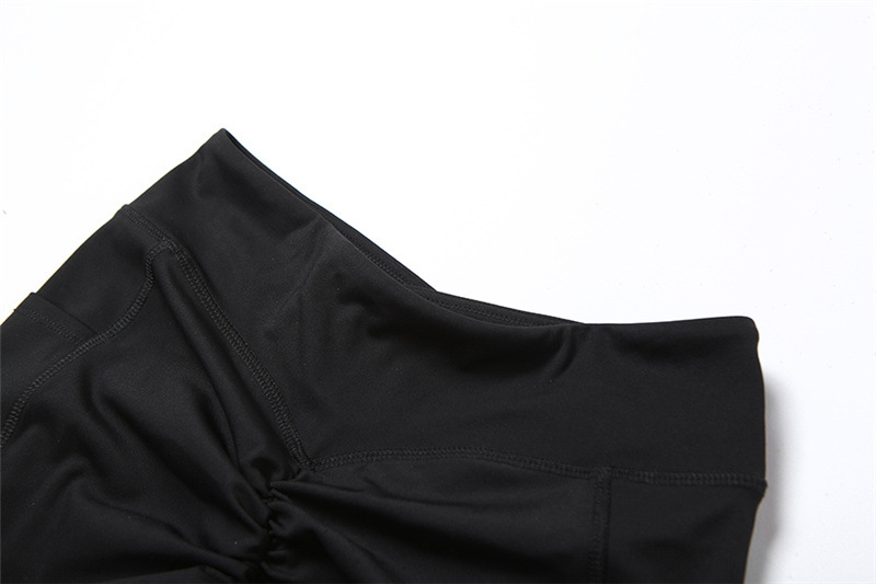 Package hip shorts high waist tops 2pcs set for women