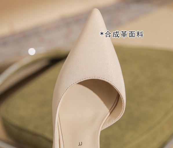Sexy fine-root high-heeled shoes pointed shoes for women