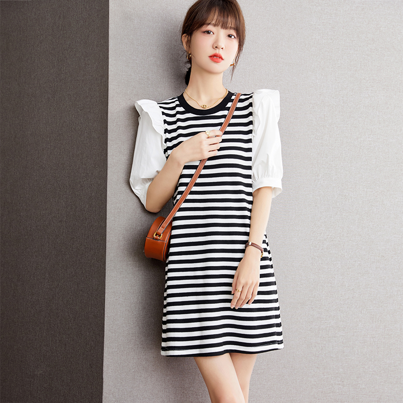 France style temperament Korean style dress for women