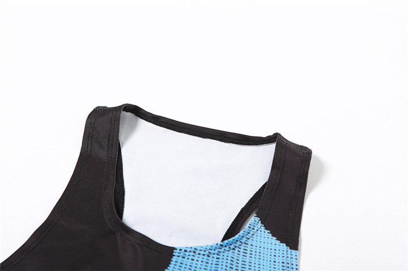 Slim European style summer digital vest 2pcs set for women