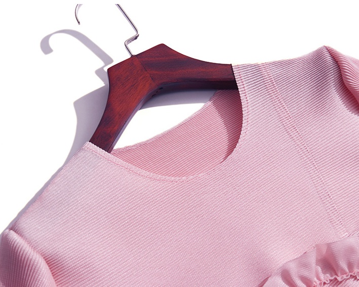 Spring fold T-shirt pure short tops for women
