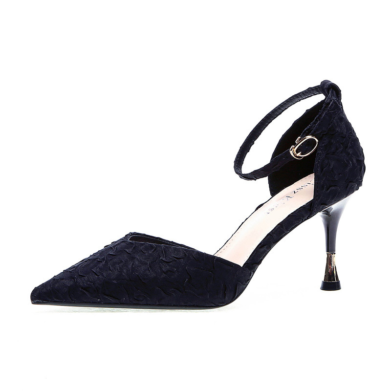 Temperament high-heeled shoes black shoes for women