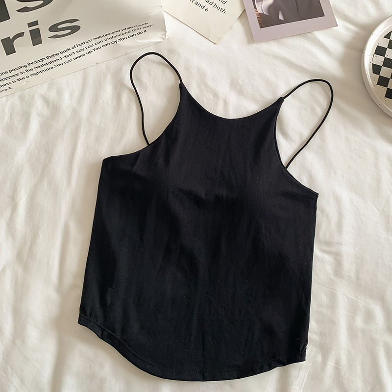 Thin wrapped chest tops integrated vest