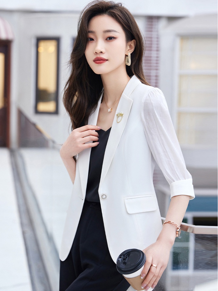 Temperament spring and summer tops short sleeve coat