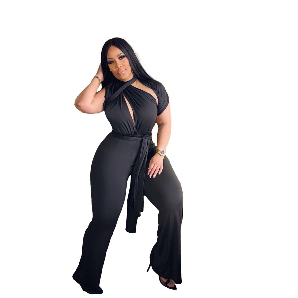 Sling bandage nightclub jumpsuit for women