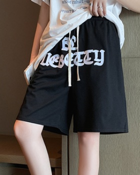 Summer embroidery high waist Casual shorts for women