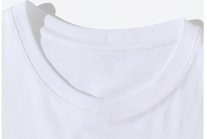 Pure cotton summer short sleeve large yard T-shirt for women