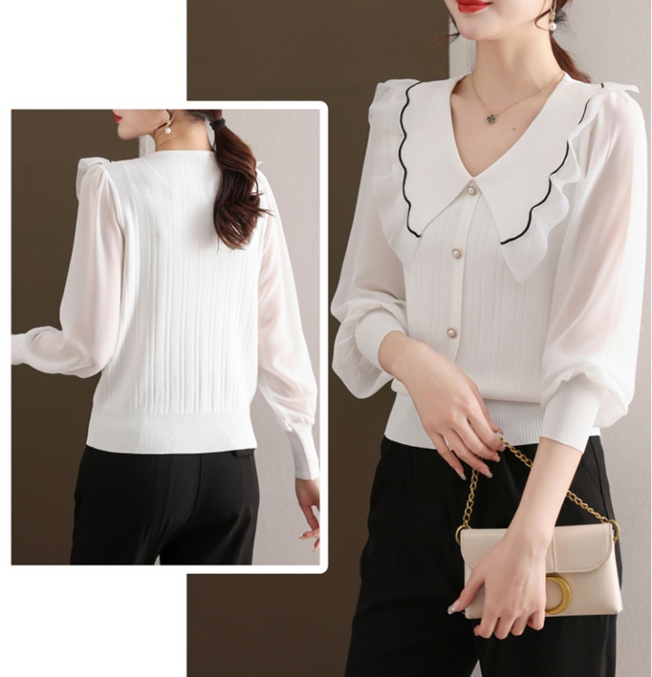 Spring and summer sweater bottoming shirt for women