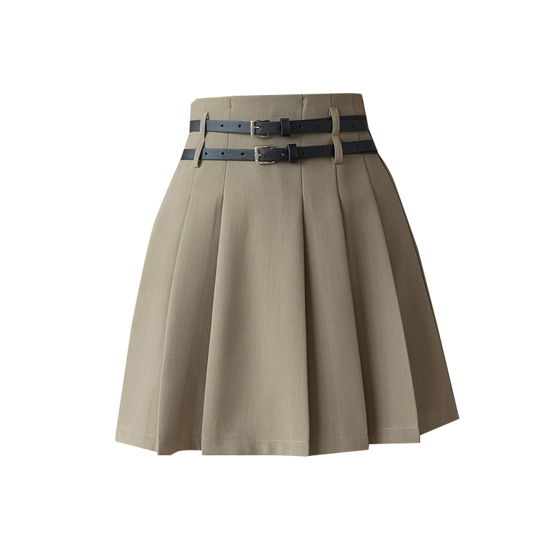 Summer anti emptied shorts student pleated skirt for women