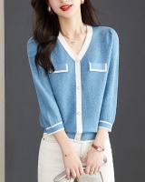 Spring small shirt short sleeve tops for women