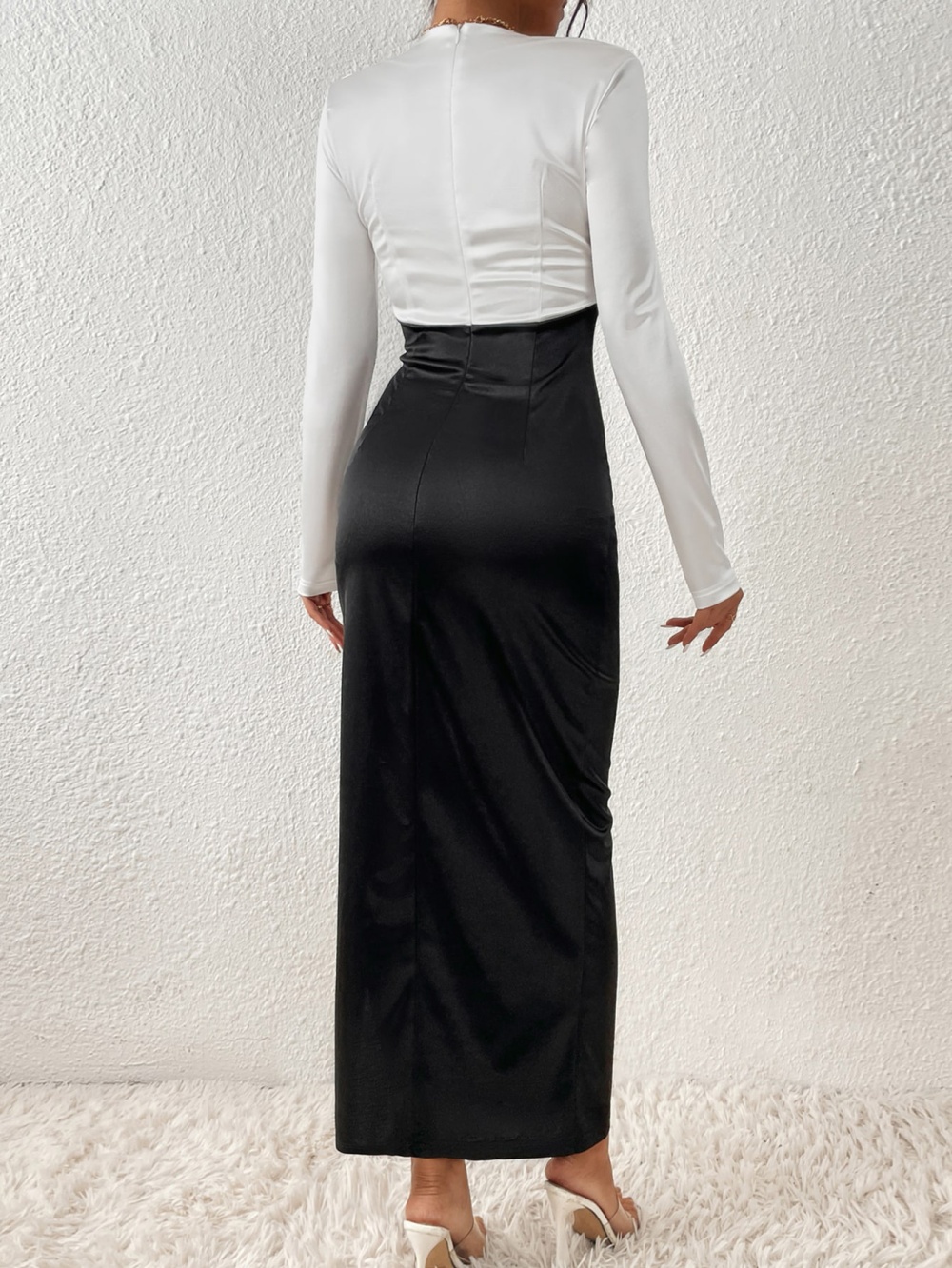 Elegant dress European style skirt for women