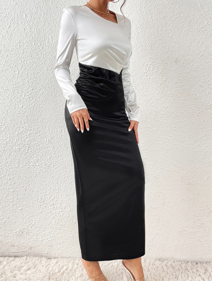 Elegant dress European style skirt for women