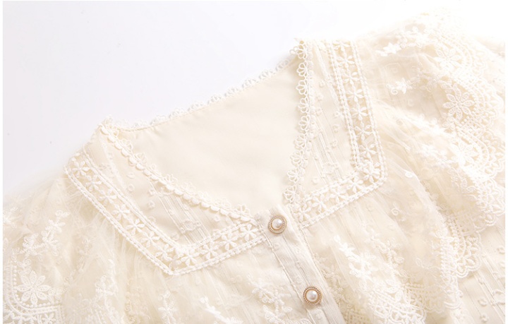 France style colors shirt lace spring tops for women