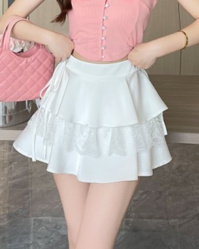 Summer cake short skirt lace bandage skirt for women
