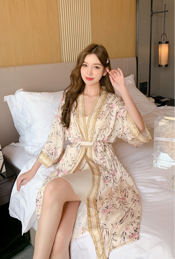 Homewear spring and autumn pajamas a set for women