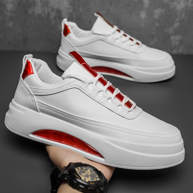 Thick crust Casual shoes spring sports leather shoes