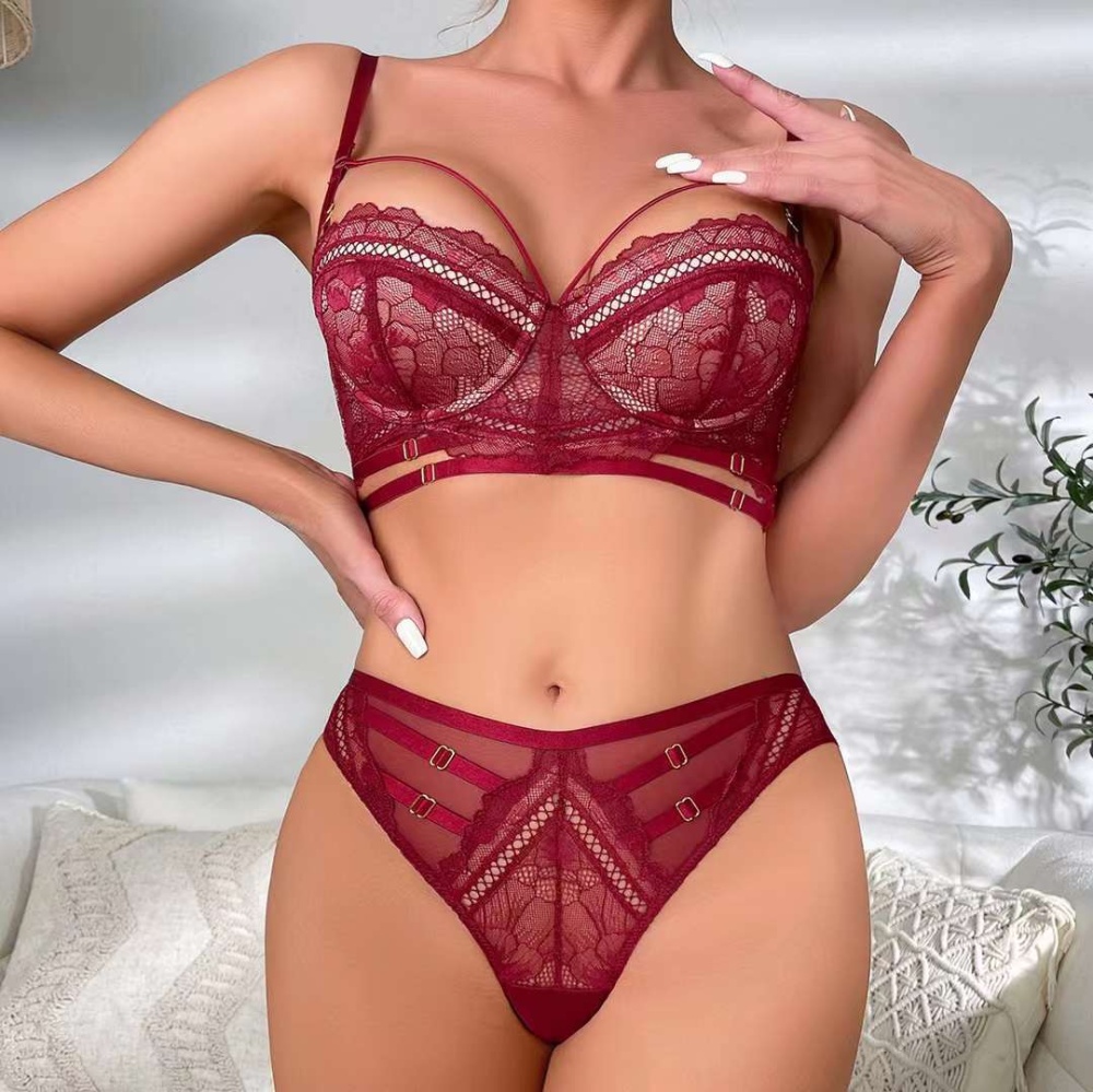 Small chest sexy Lingerie lace Bra a set for women