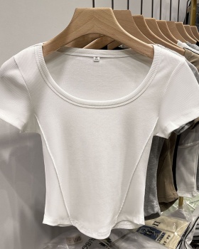 Summer slim tops short sleeve T-shirt for women