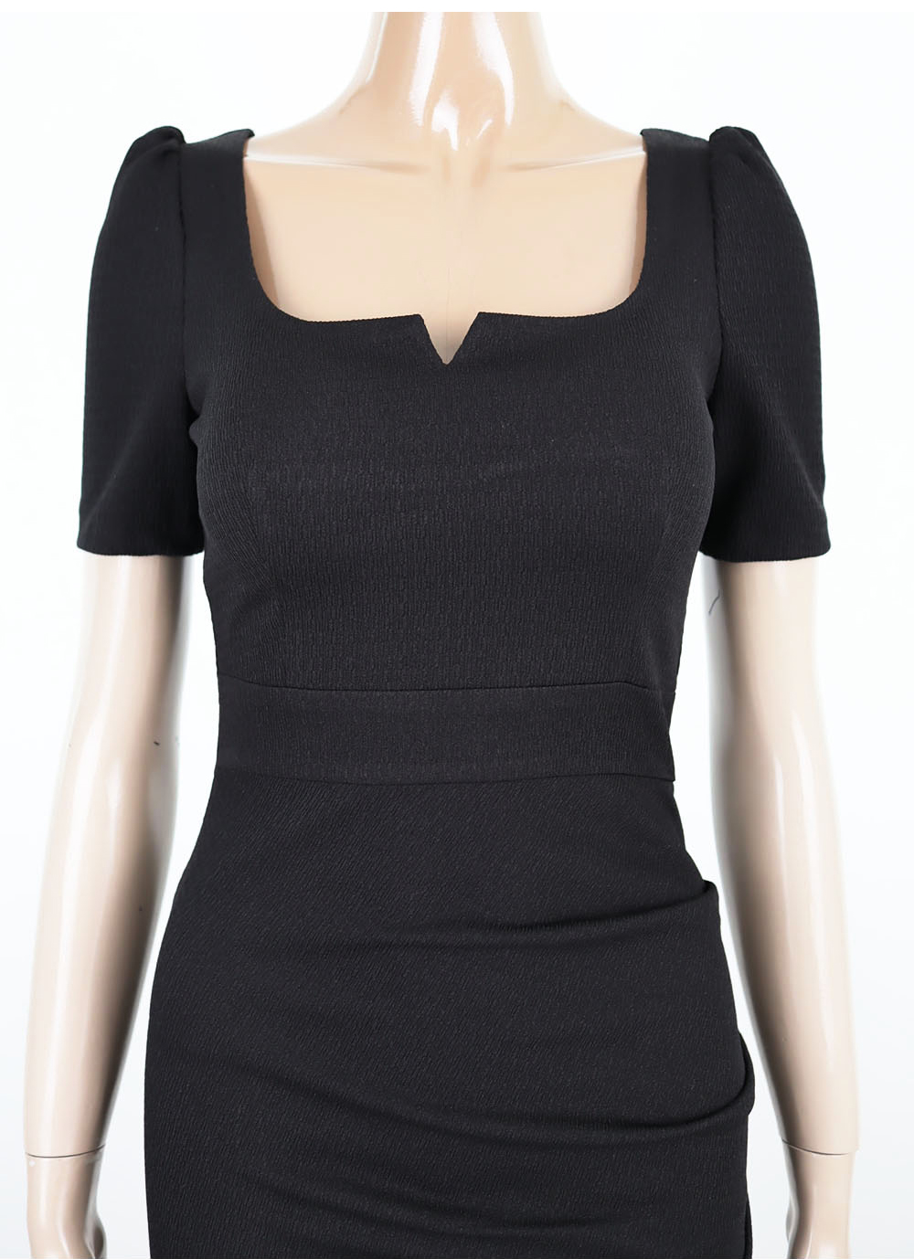 Elasticity T-back short sleeve dress for women