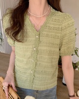 Summer short sleeve tops Korean style shirt for women