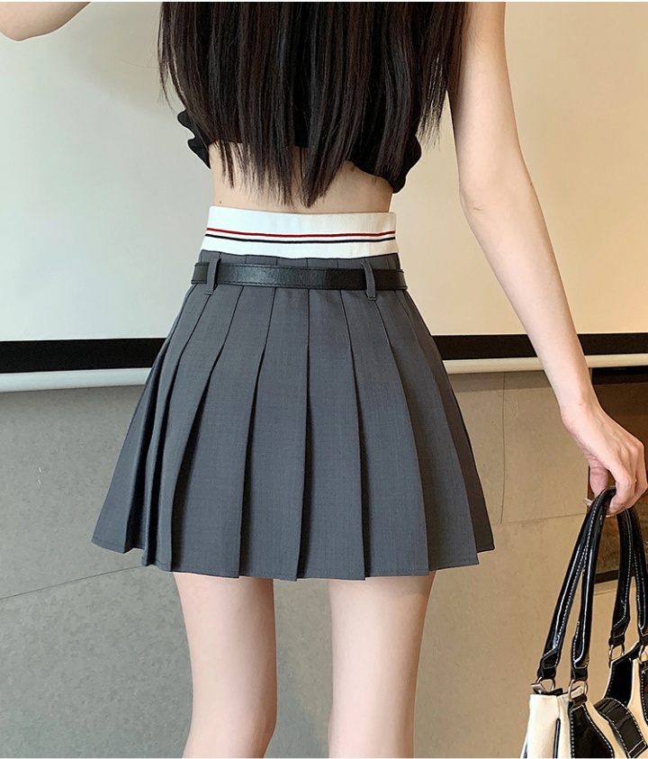 Summer spicegirl retro pleated slim skirt for women