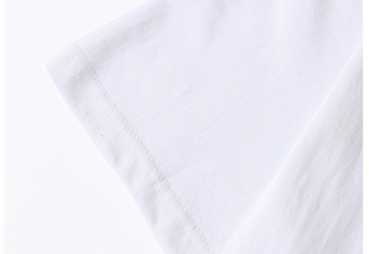 Summer short sleeve pure cotton large yard T-shirt