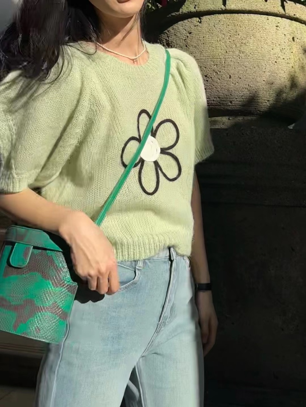 Flowers summer unique sweater for women
