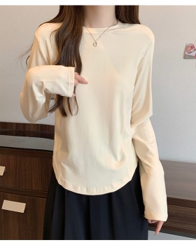 Spring and autumn T-shirt Korean style tops for women