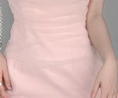 Short light dress chest pad formal dress for women