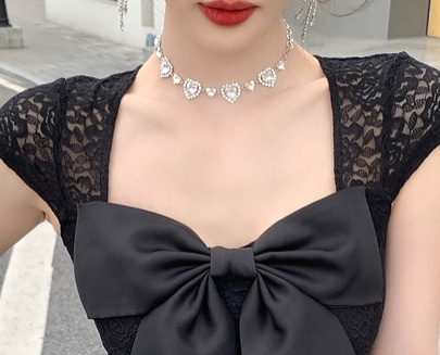 Tight short sleeve leotard black rose pattern tops for women
