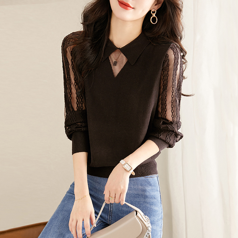 Western style bottoming shirt tops for women
