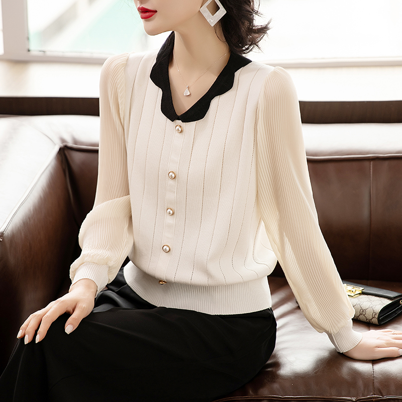 Spring and autumn tops spring small shirt for women