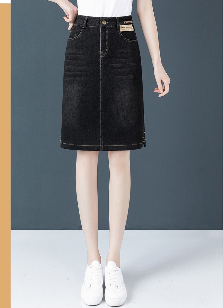 Long summer short skirt high waist split skirt for women