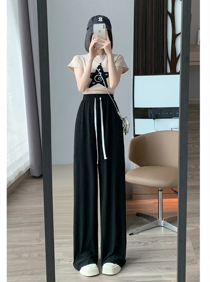 Mopping casual pants wide leg pants for women