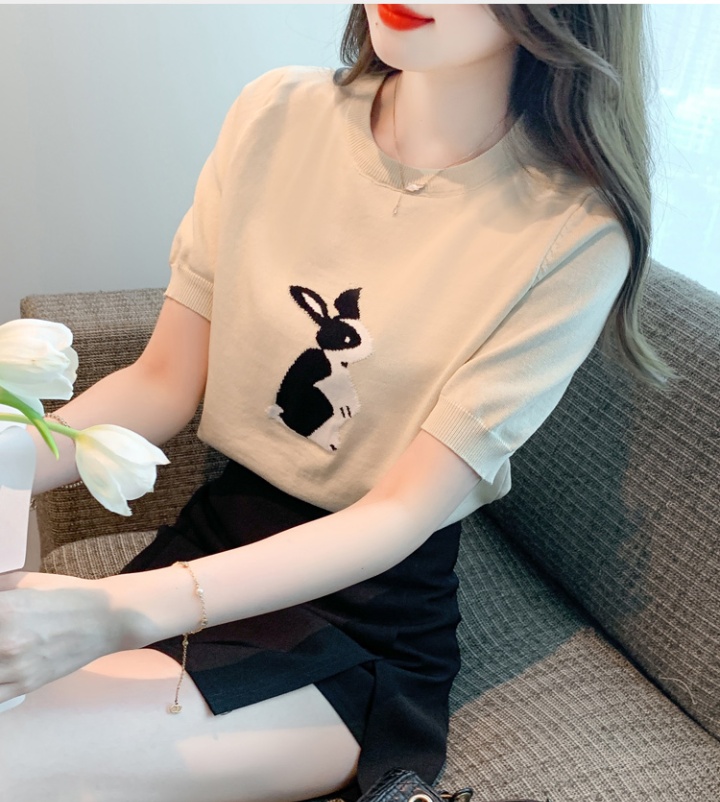 Summer T-shirt short sleeve small shirt for women