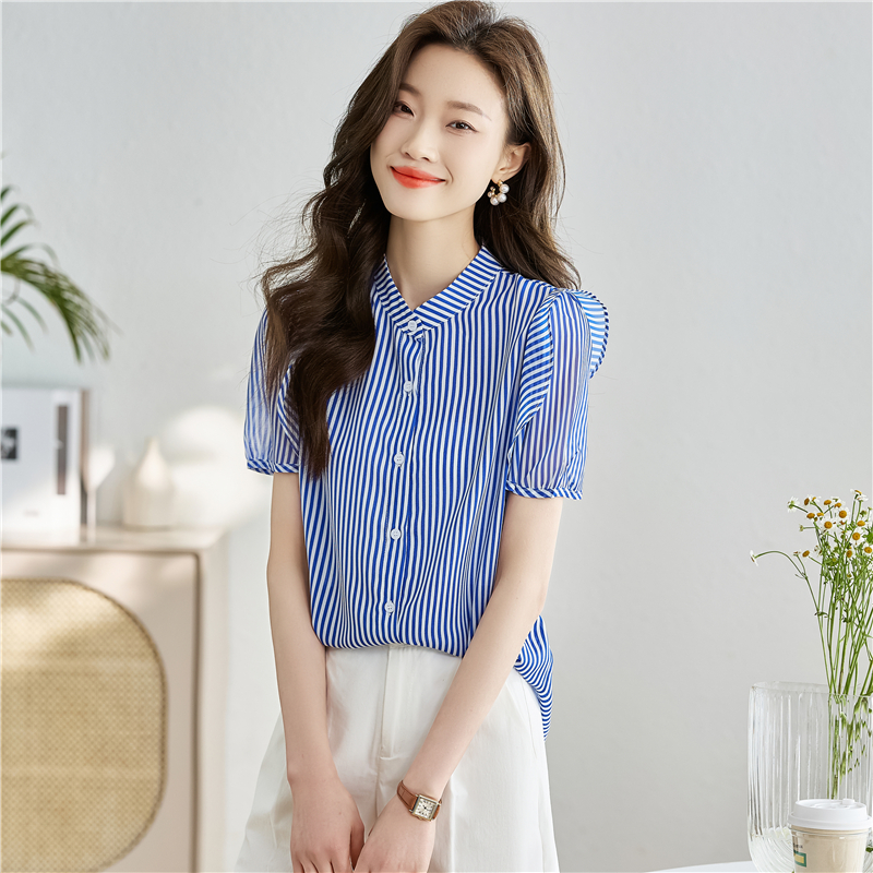 Unique small shirt short sleeve shirt for women
