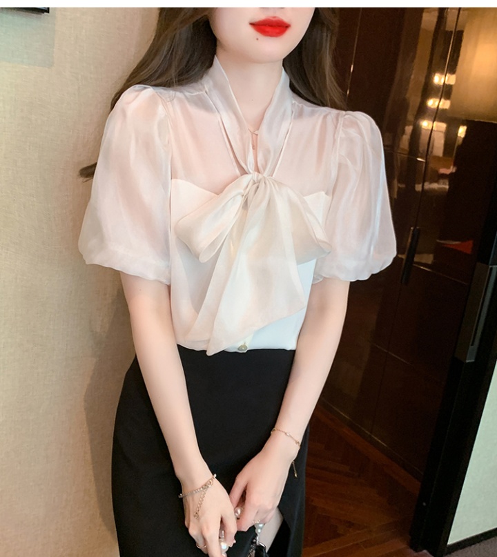Short sleeve shirt Korean style tops for women