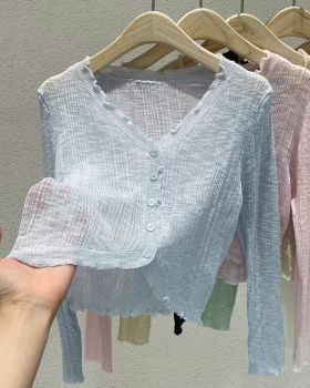 Lace summer tops outside the ride thin cardigan for women