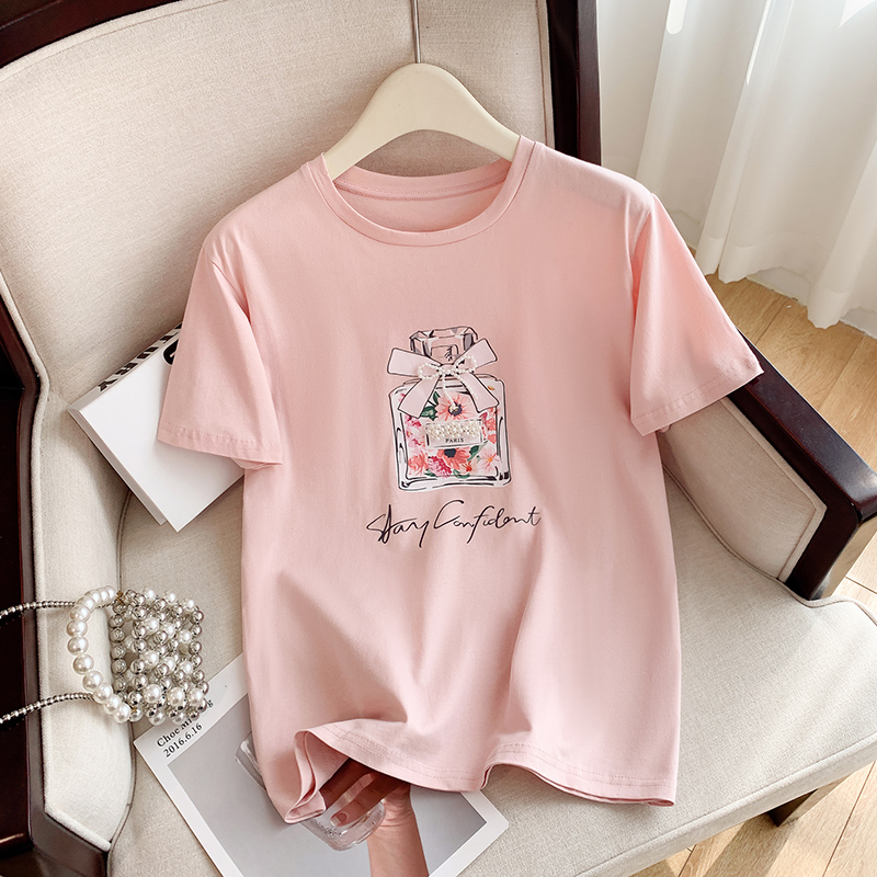 Printing tops Western style T-shirt for women