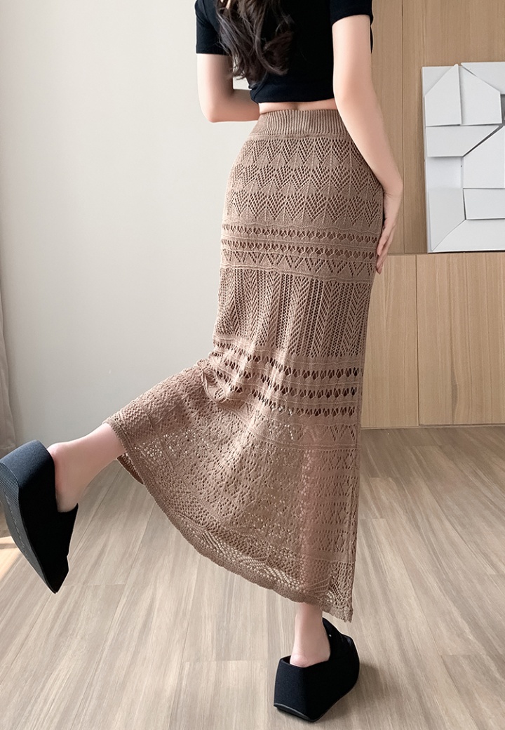 Summer lace pure long skirt slim sexy skirt for women