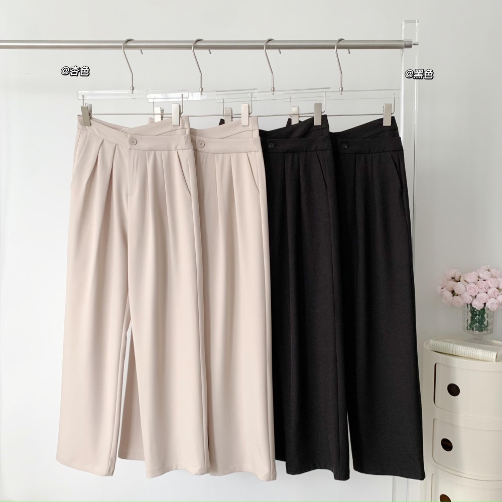 Straight unique casual pants mopping spring suit pants for women