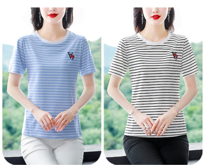 Large yard T-shirt Western style bottoming shirt for women