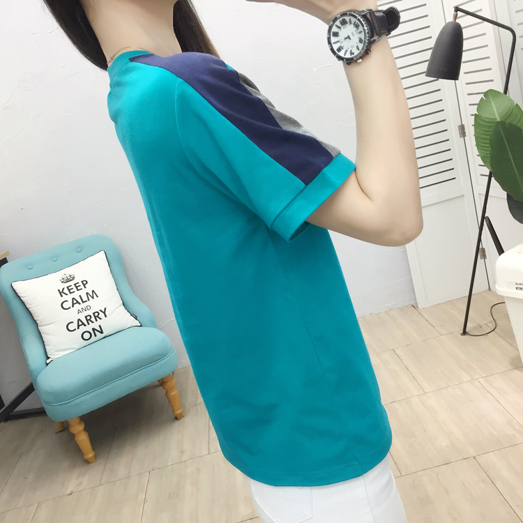 Short short sleeve T-shirt loose bottoming shirt for women