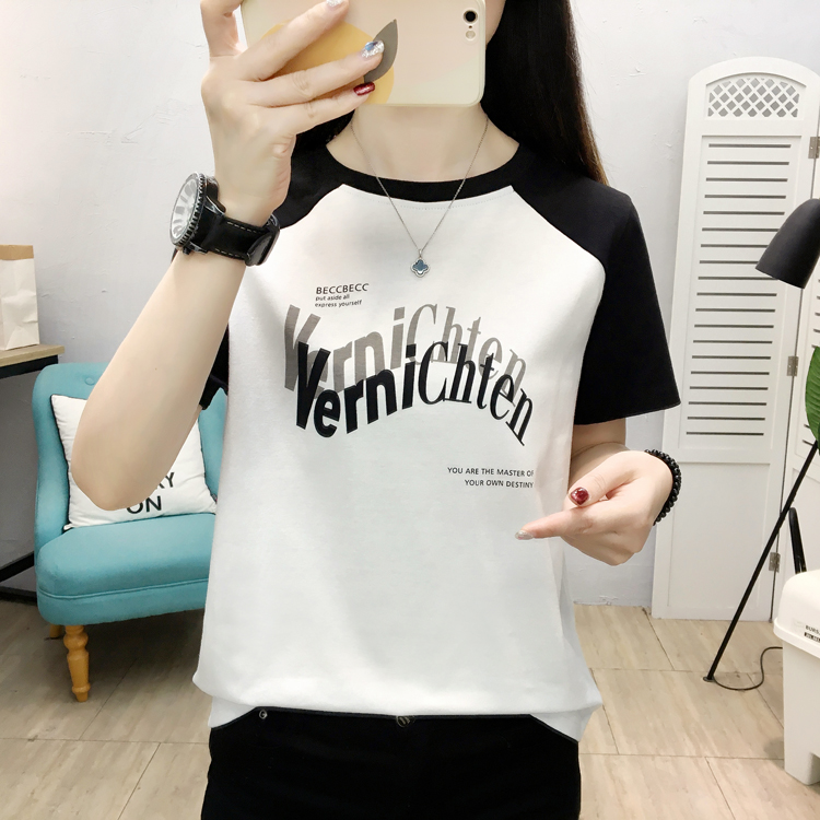 Summer Casual T-shirt printing tops for women