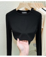 Long sleeve bottoming shirt unique tops for women