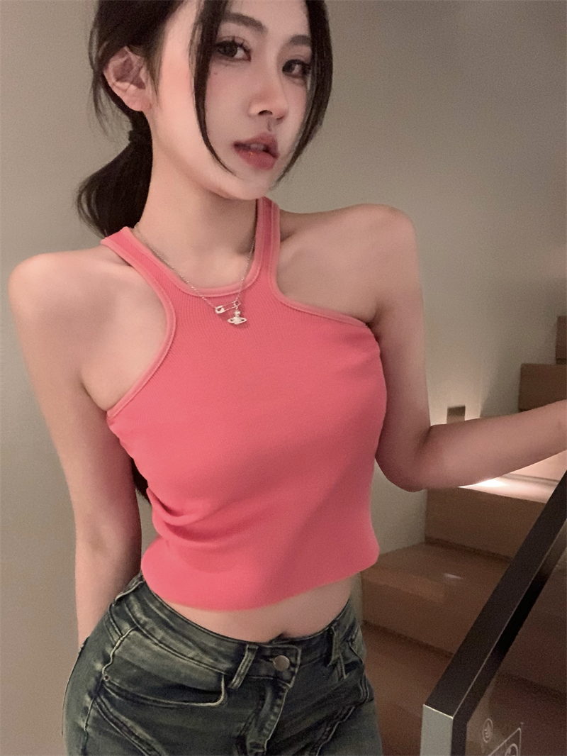 Beauty back bottoming tops knitted vest for women