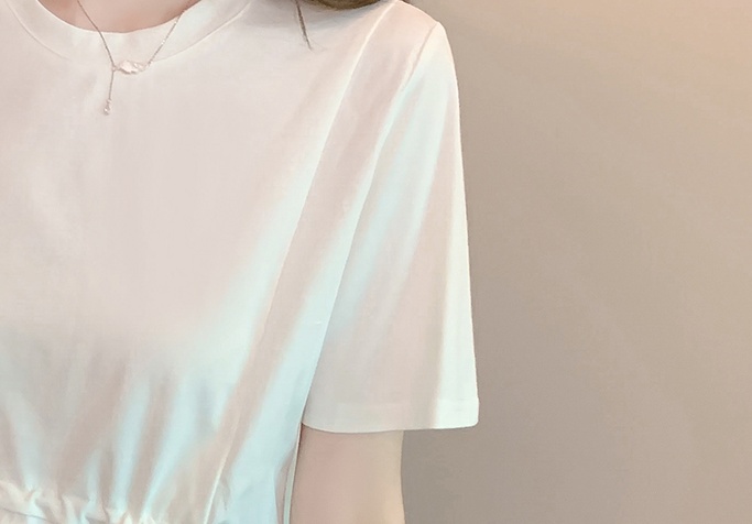 Short irregular T-shirt unique summer tops for women