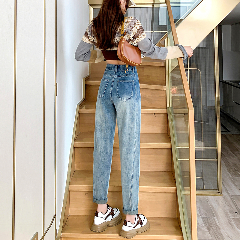 Spring and autumn harem pants radish jeans for women